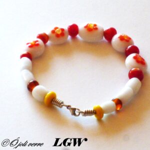 Bracelet fleuri