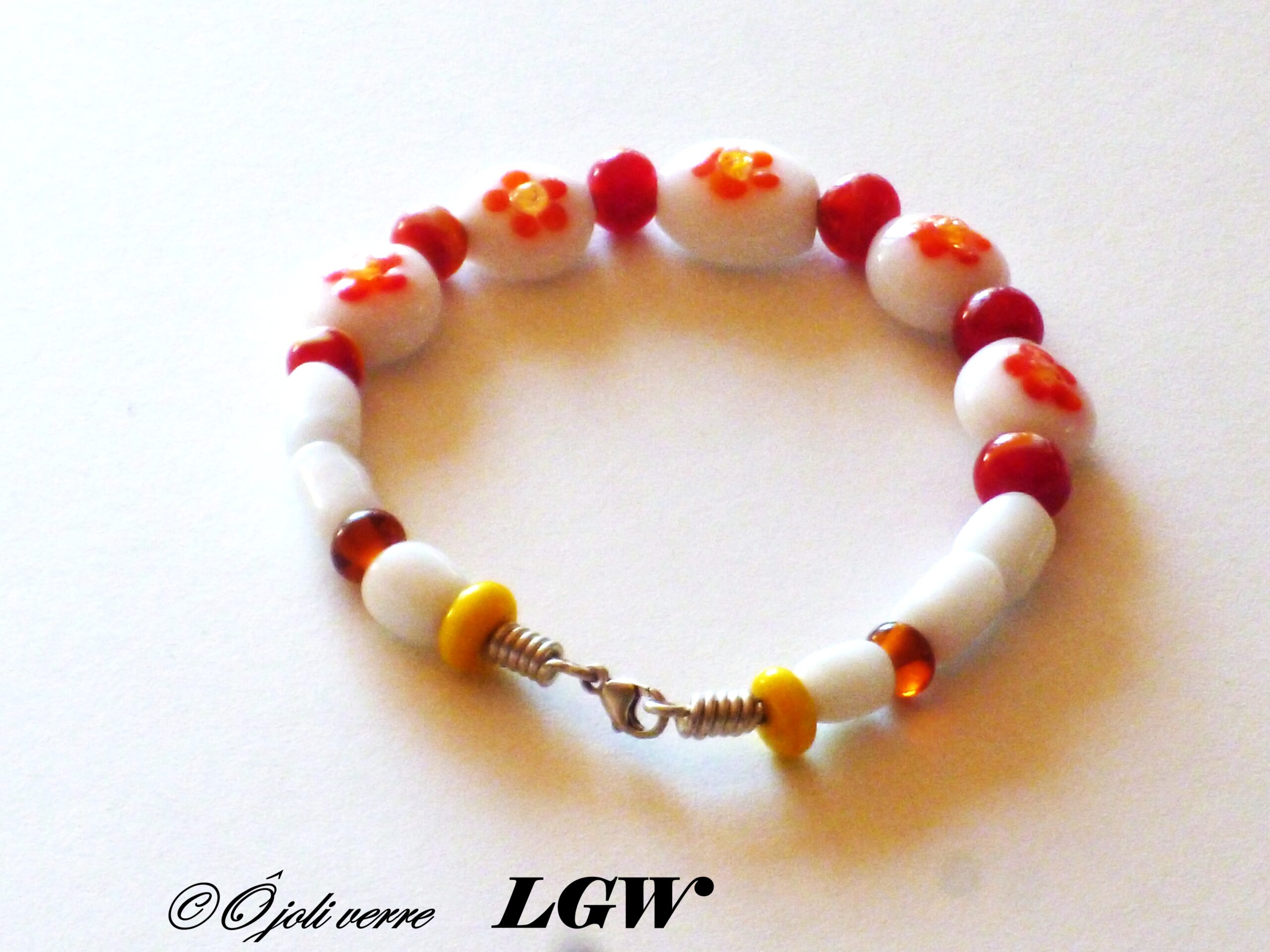 Bracelet fleuri