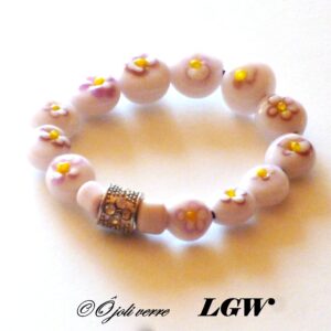 Bracelet fleuri