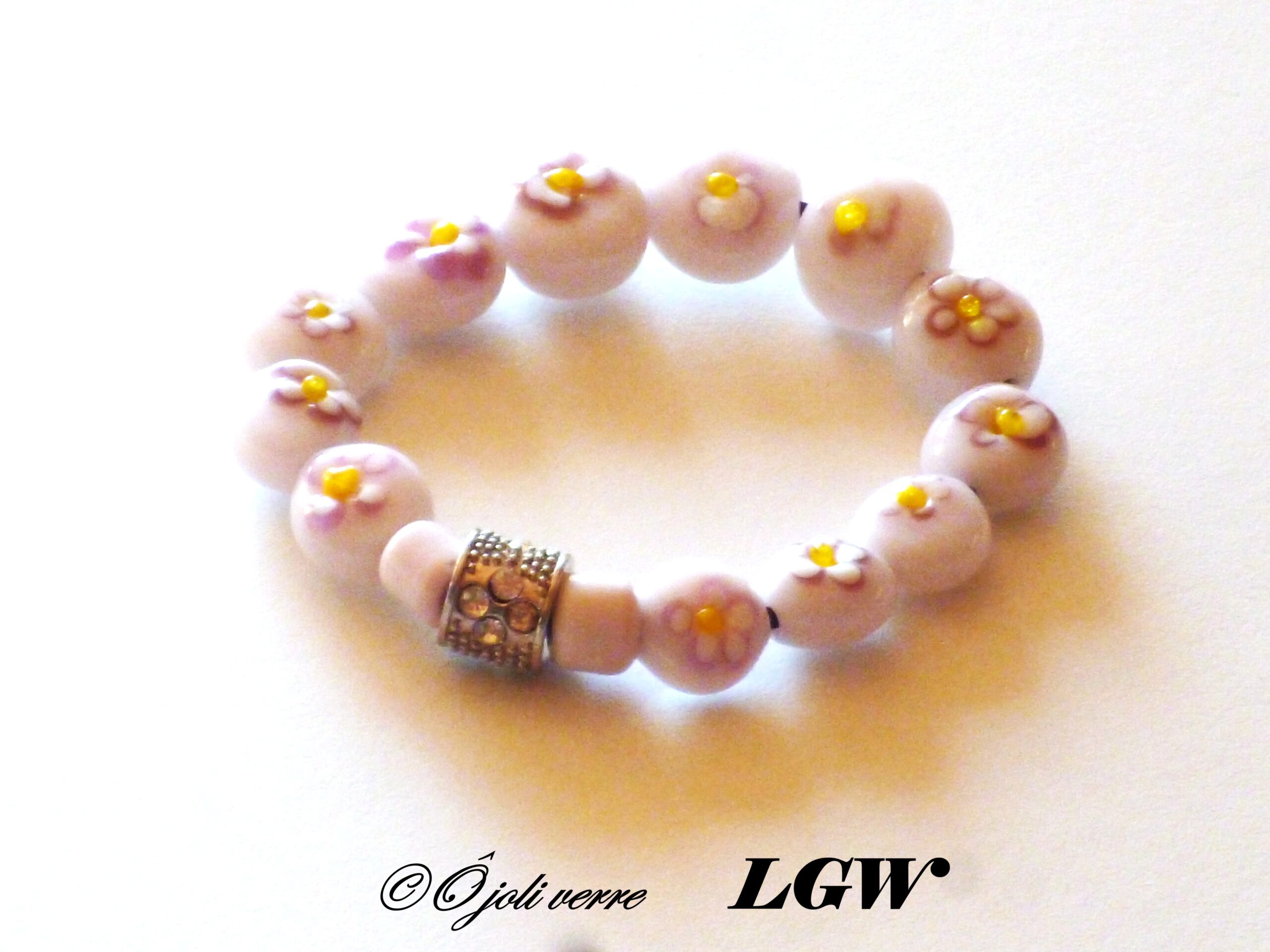Bracelet fleuri